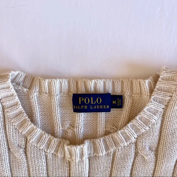 Polo Ralph Lauren Vintage Cable Knit Sweater - Picture 2 of 8